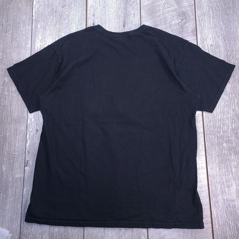 Kawasaki T-Shirt Mens XL Black American Flag Camo Graphic Short Sleeve Tee - Picture 2 of 6